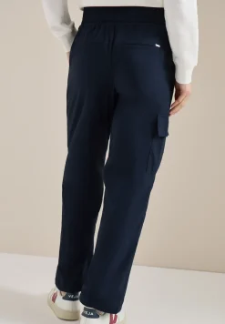 High Waist Straight Leg Hose im Loose Fit