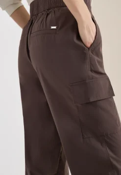 High Waist Straight Leg Hose im Loose Fit