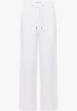 High Waist Wide Leg Hose aus Leinenmix