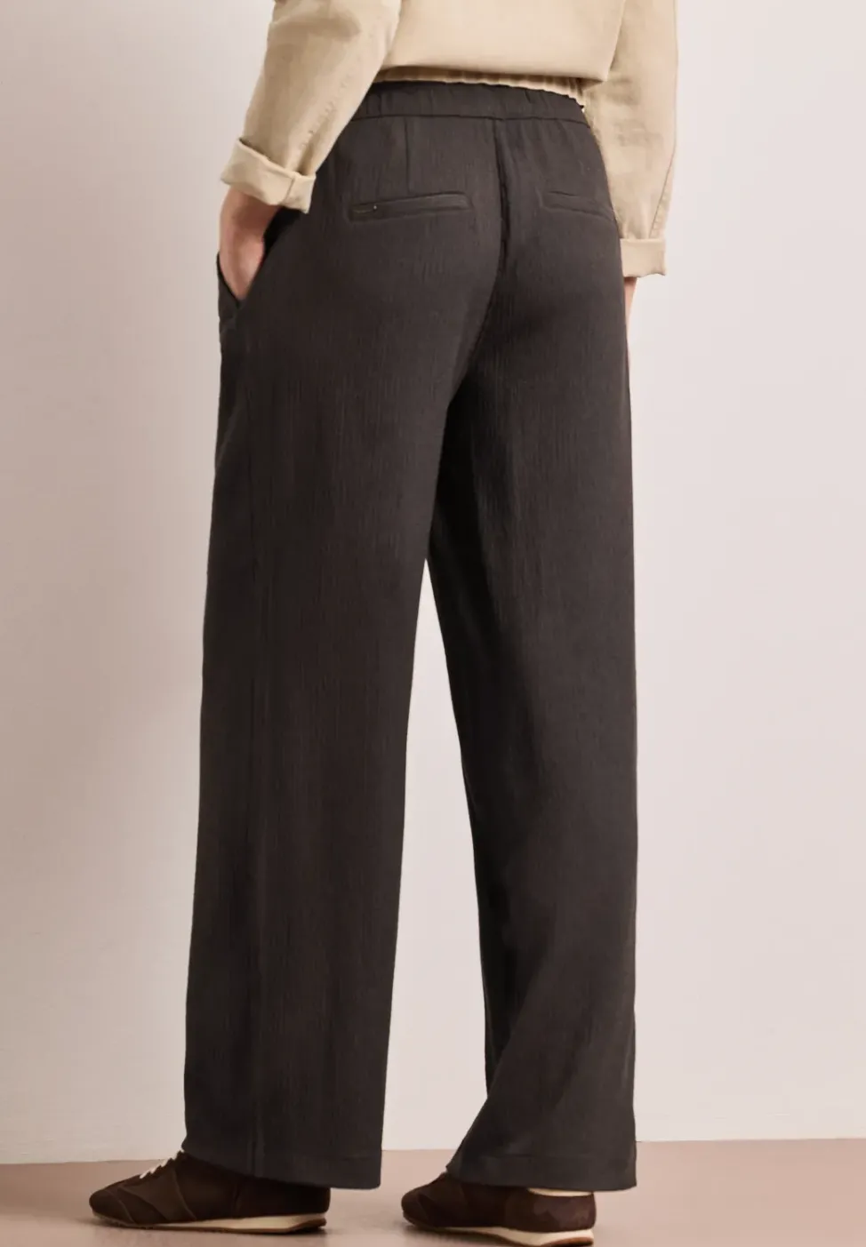 High Waist Wide Leg Hose im Casual Fit