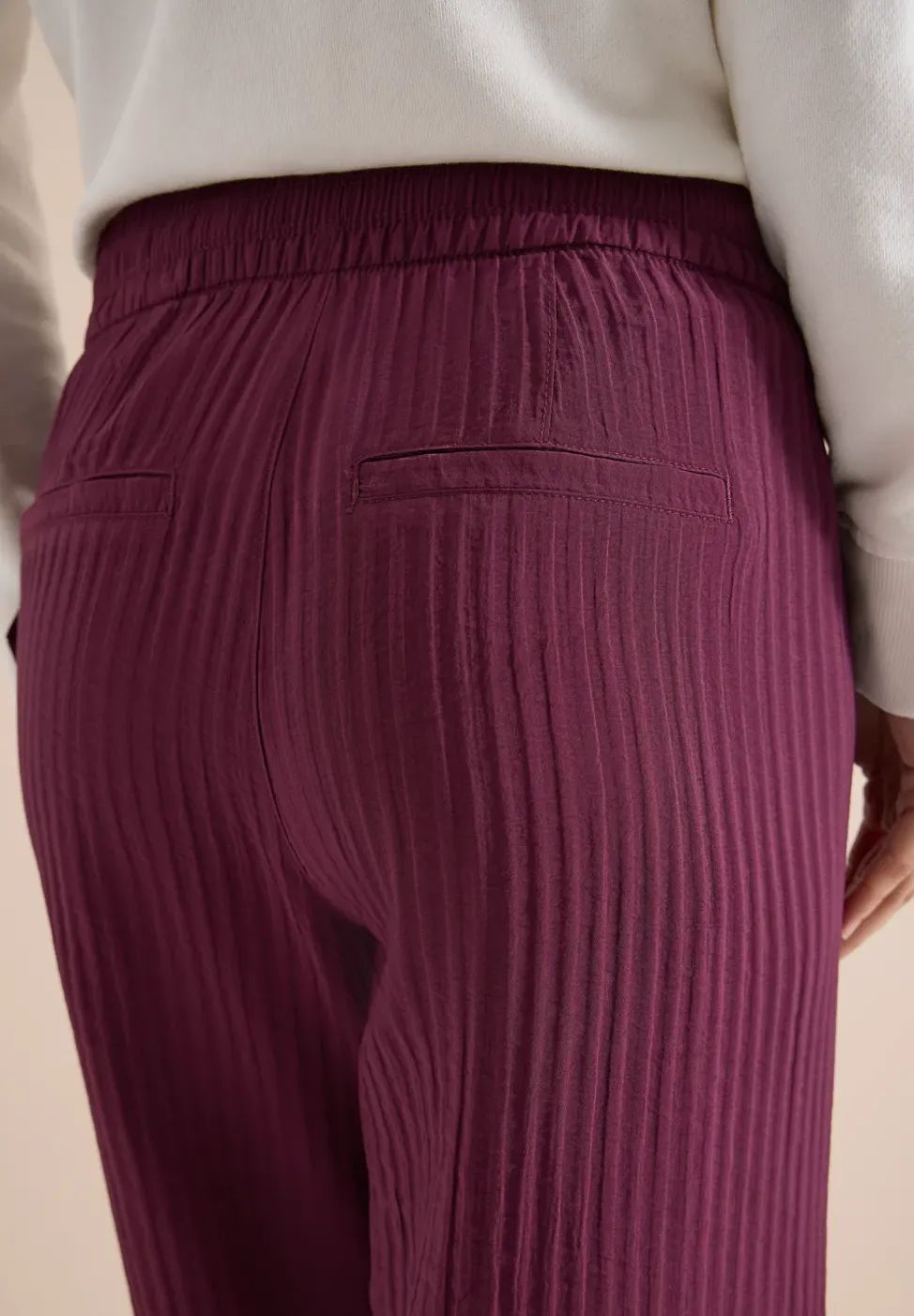 High Waist Wide Leg Hose im Loose Fit