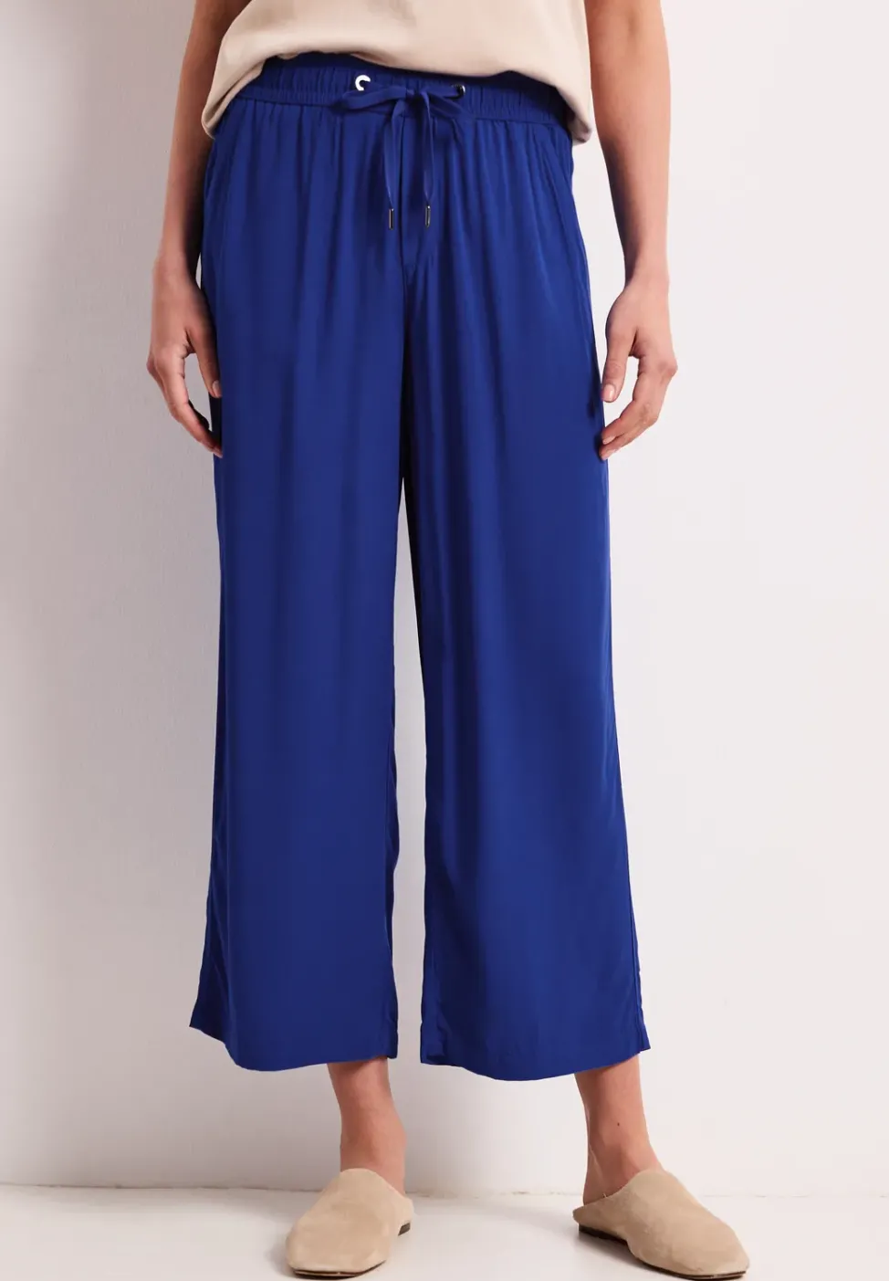 High Waist Wide Leg Hose im Loose Fit