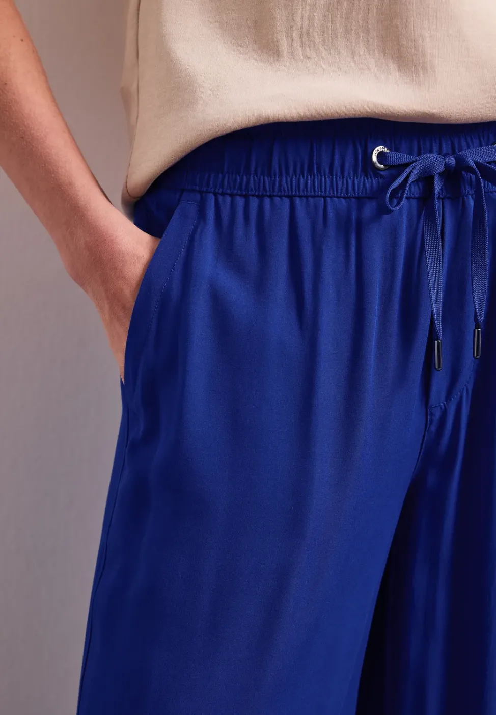 High Waist Wide Leg Hose im Loose Fit