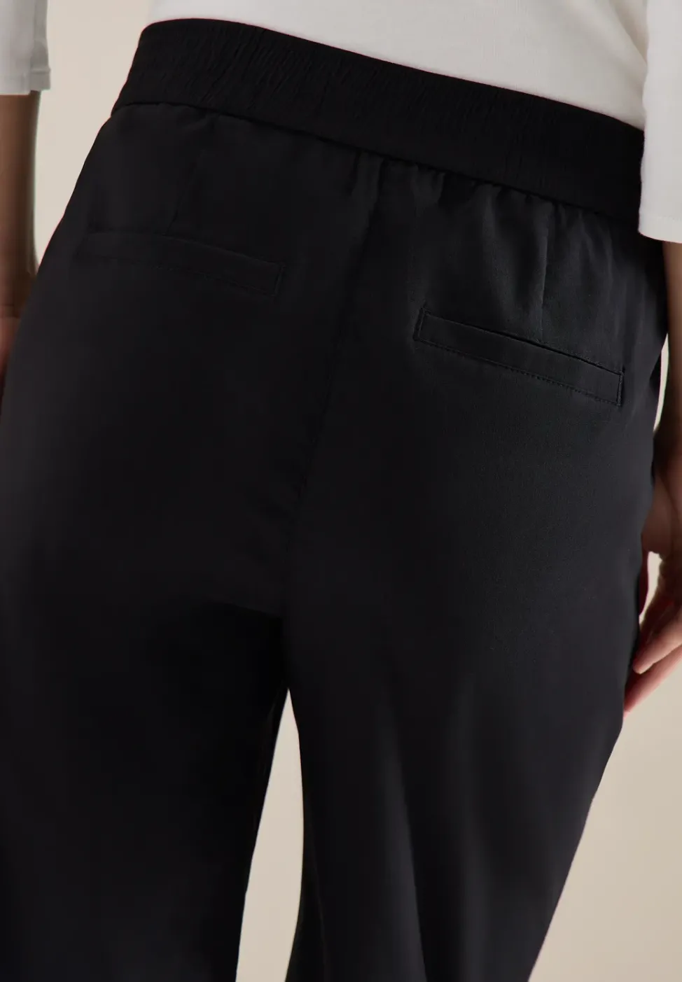 High Waist Wide Leg Hose im Loose Fit