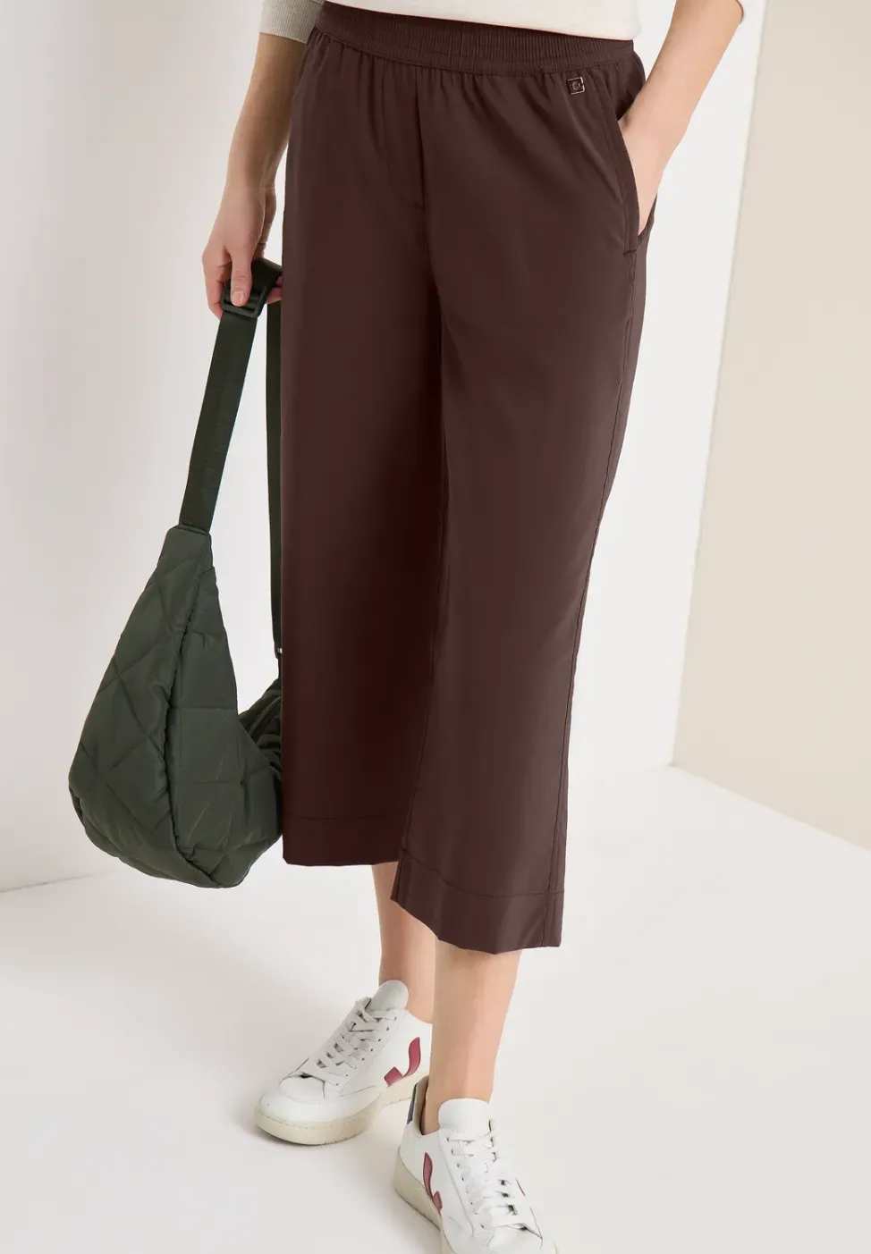High Waist Wide Leg Hose im Loose Fit