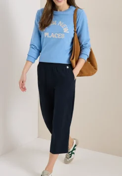 High Waist Wide Leg Hose im Loose Fit