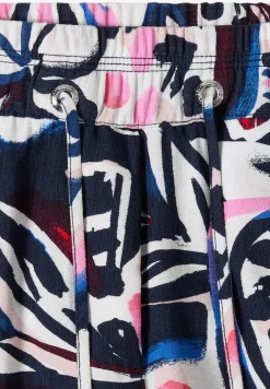High Waist Wide Leg Hose mit Print