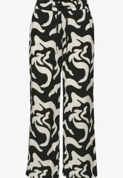 High Waist Wide Leg Hose mit Print