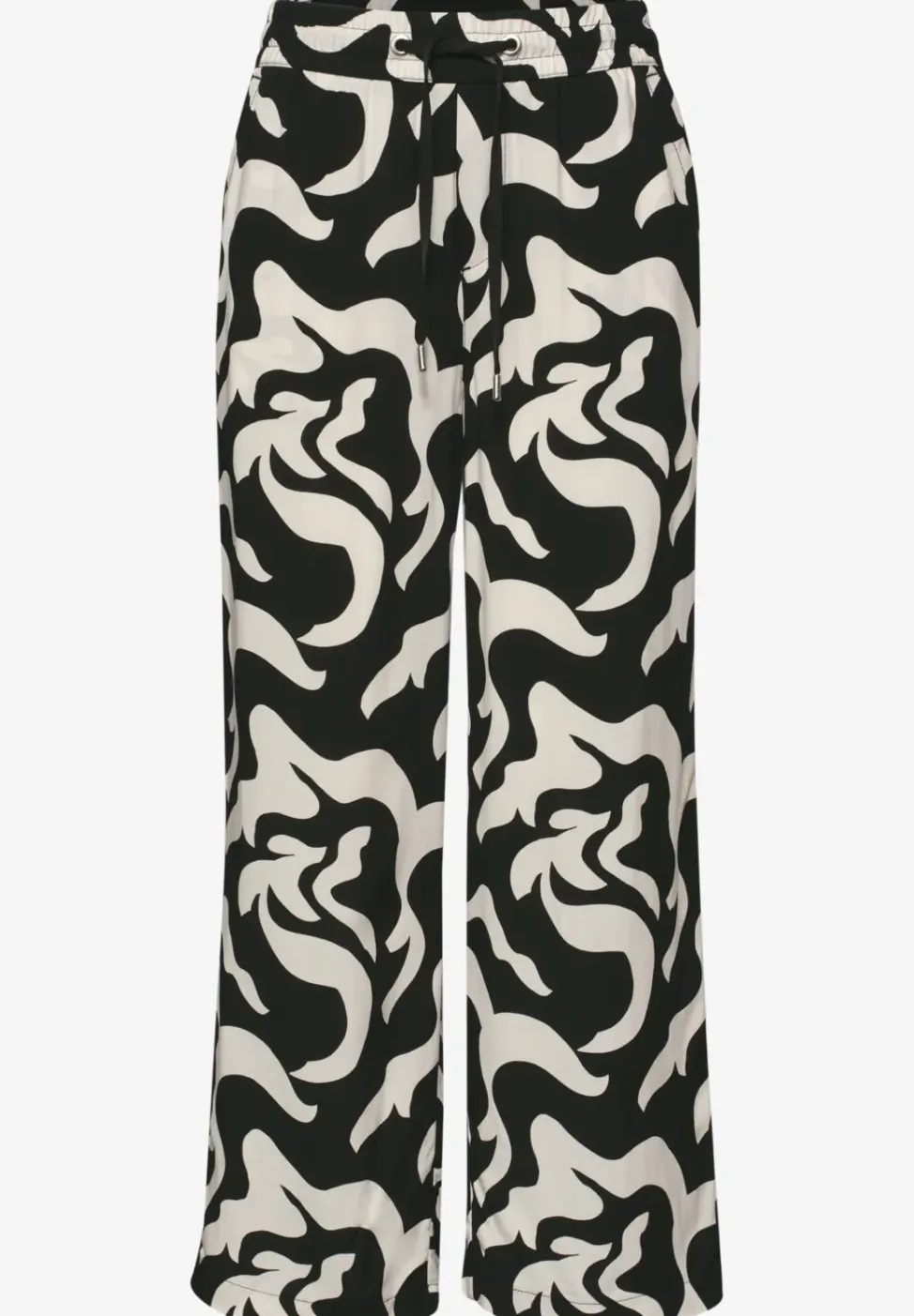 High Waist Wide Leg Hose mit Print