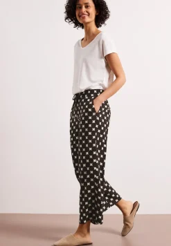 High Waist Wide Leg Hose mit Print