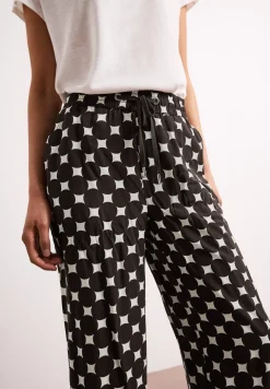 High Waist Wide Leg Hose mit Print