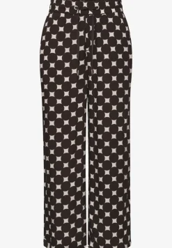 High Waist Wide Leg Hose mit Print