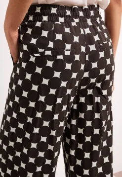 High Waist Wide Leg Hose mit Print