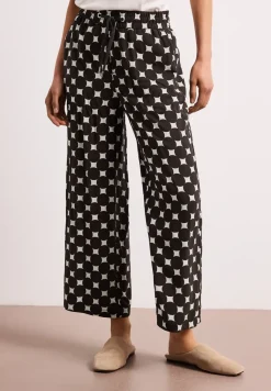 High Waist Wide Leg Hose mit Print