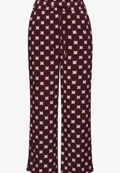 High Waist Wide Leg Hose mit Print