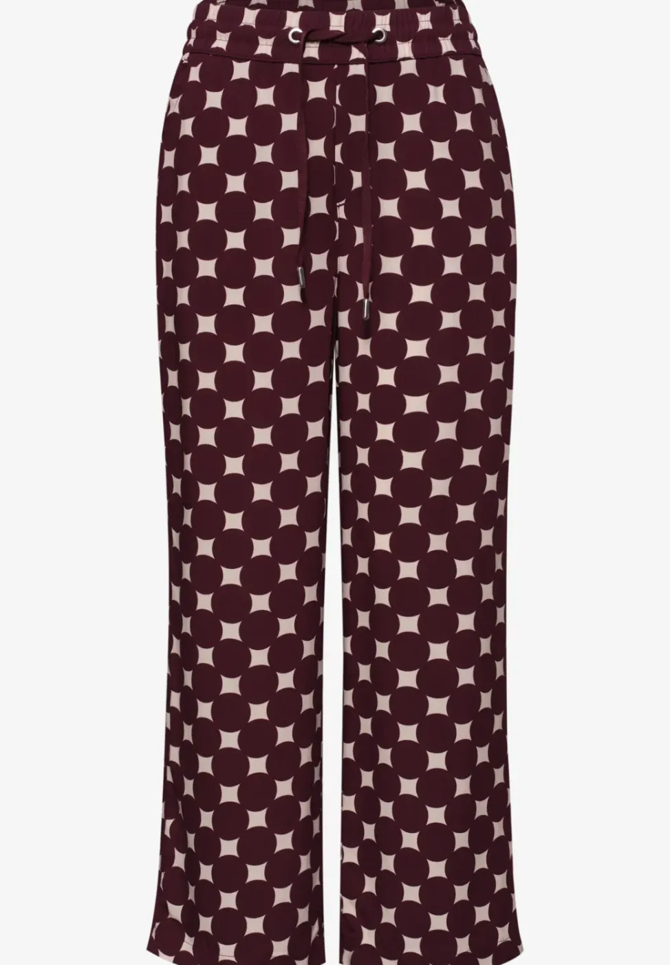 High Waist Wide Leg Hose mit Print