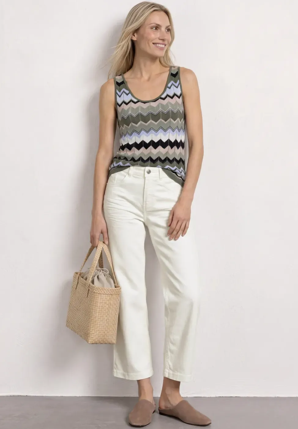 High Waist Wide Leg Jeans im Loose Fit