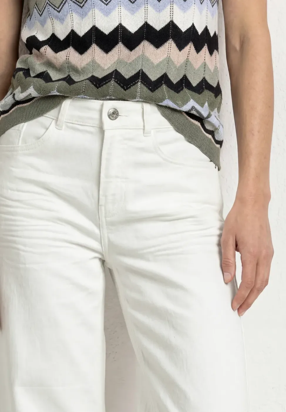 High Waist Wide Leg Jeans im Loose Fit