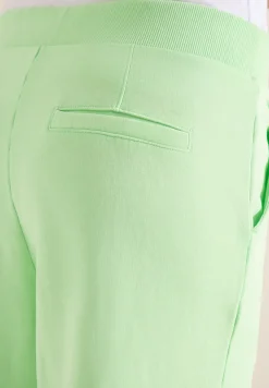 High Waist Wide Leg Sweathose im Washed-Look
