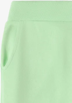High Waist Wide Leg Sweathose im Washed-Look