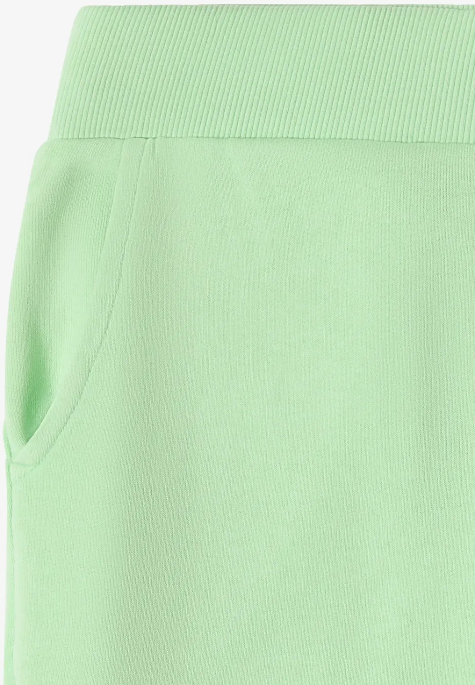 High Waist Wide Leg Sweathose im Washed-Look