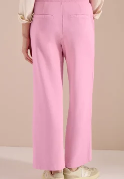 High Waist Wide Leg Sweathose im Washed-Look