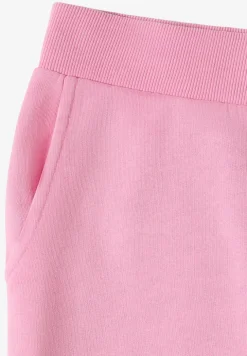 High Waist Wide Leg Sweathose im Washed-Look