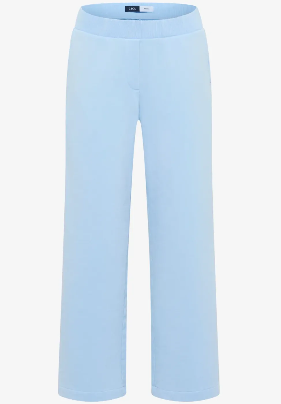 High Waist Wide Leg Sweathose im Washed-Look