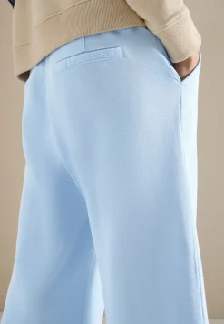 High Waist Wide Leg Sweathose im Washed-Look