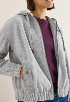 Hoodie Blouson in Wolloptik