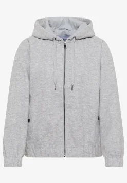 Hoodie Blouson in Wolloptik