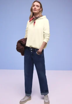 Hoodie in Unifarbe