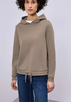Hoodie in Unifarbe