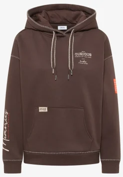 Hoodie mit Deko-Nähten