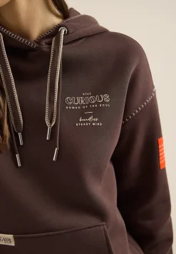 Hoodie mit Deko-Nähten