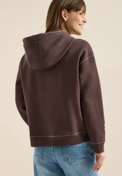 Hoodie mit Deko-Nähten