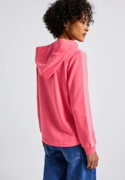 Hoodie mit Galonstreifen