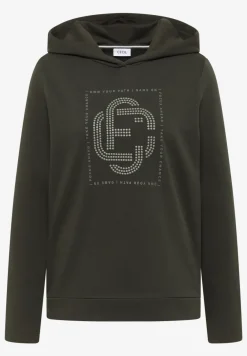 Hoodie mit Schmucksteinen