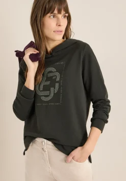 Hoodie mit Schmucksteinen