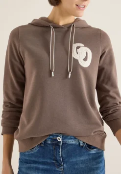 Hoodie mit Stickerei