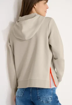 Hoodie mit Zipper-Details