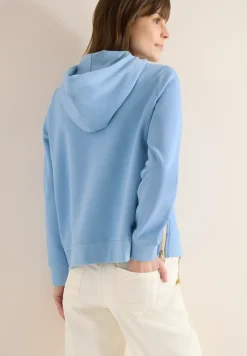 Hoodie mit Zipper-Details