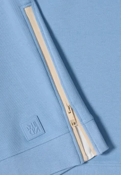Hoodie mit Zipper-Details