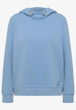 Hoodie mit Zipper-Details