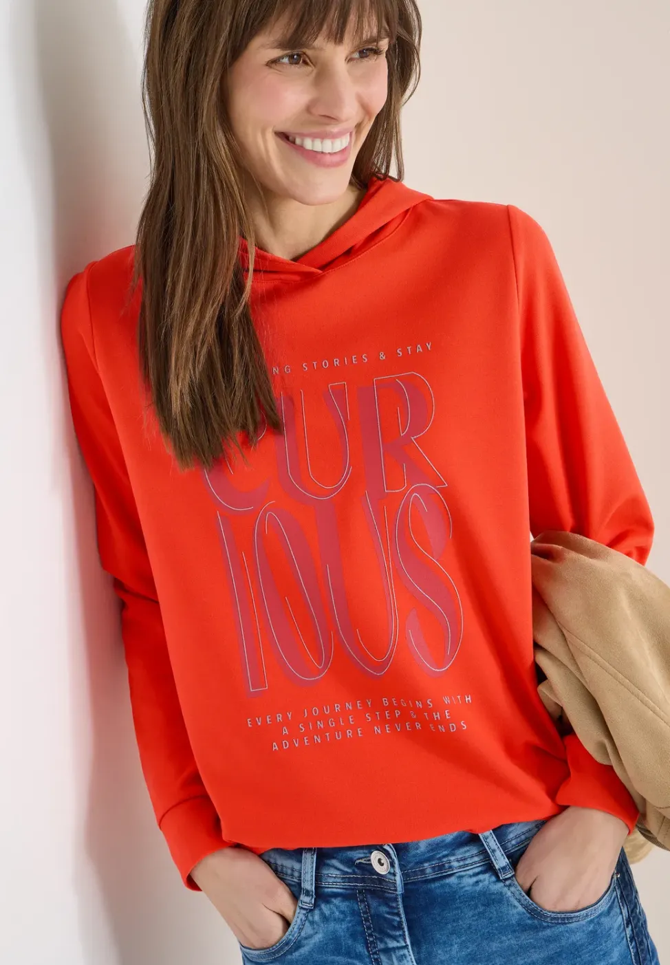 Hoodie Shirt mit Print