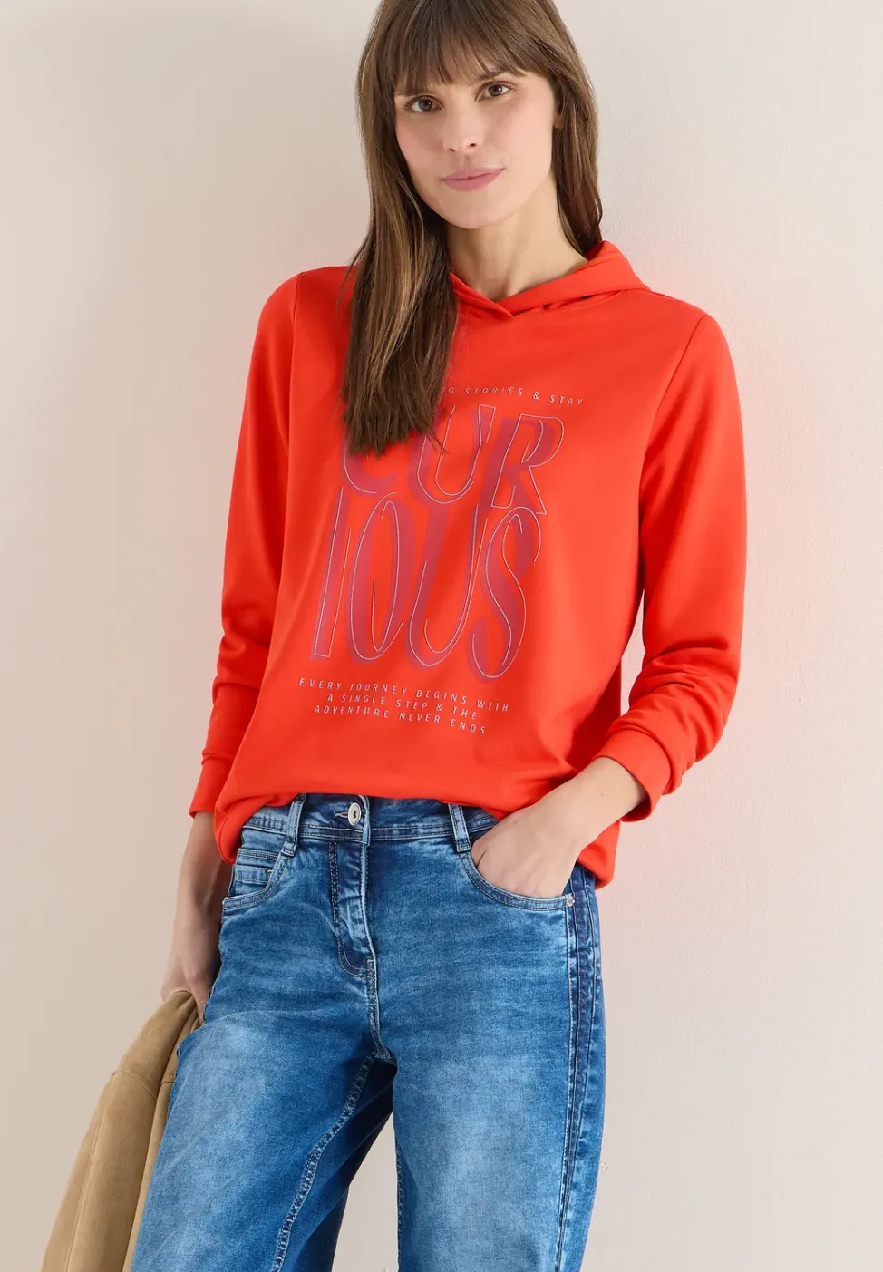 Hoodie Shirt mit Print