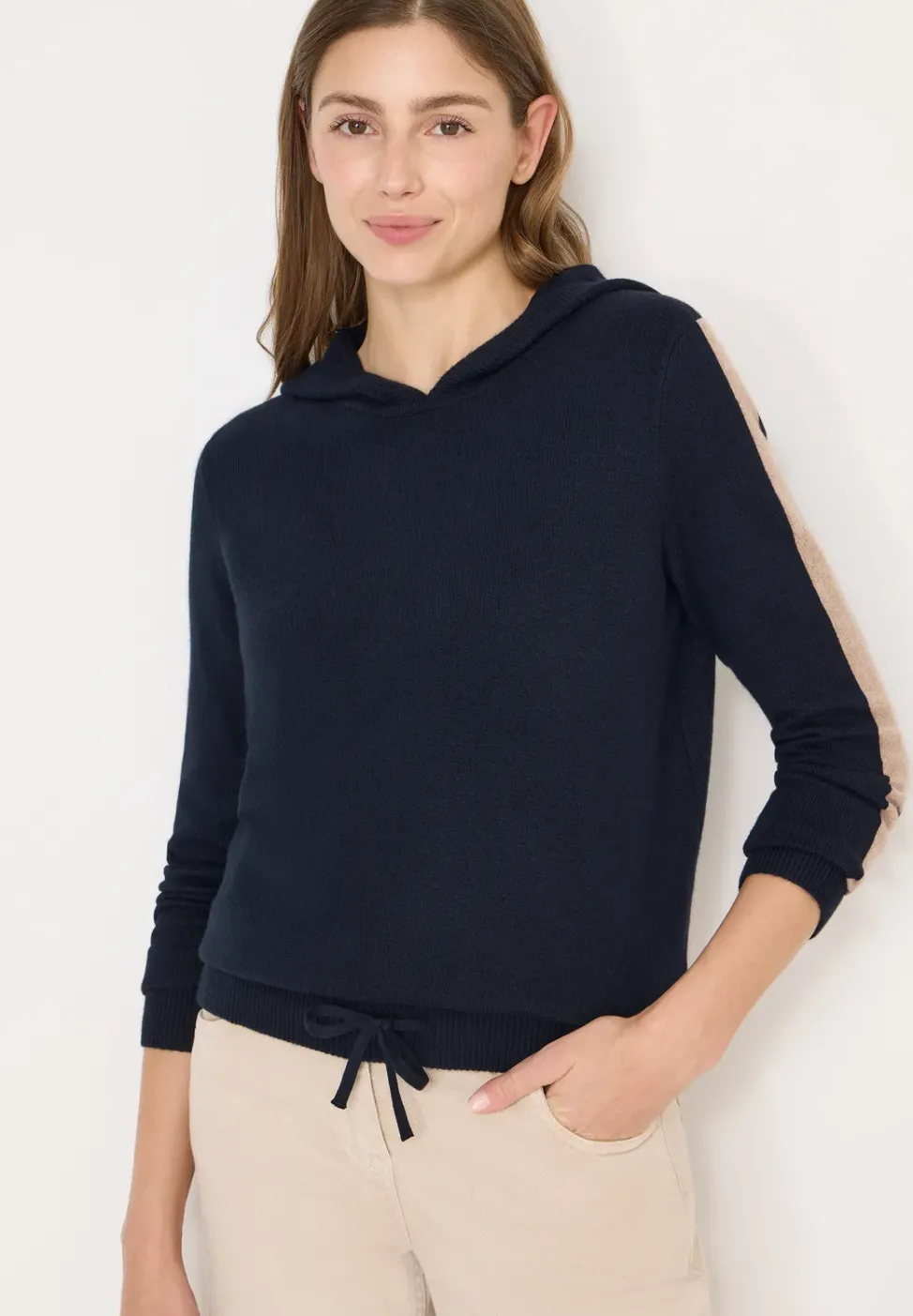 Hoodie mit Gallonstreifen