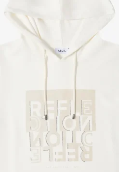 Hoodie Shirt mit Folienprint
