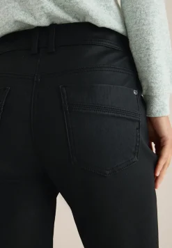Hose im Leder-Look