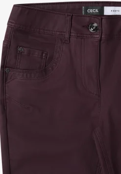 Hose im Leder-Look